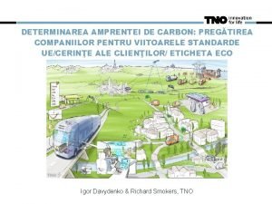 DETERMINAREA AMPRENTEI DE CARBON PREGTIREA COMPANIILOR PENTRU VIITOARELE