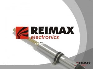 Koost on edu vti LHIDALT KORPORATSIOONIST Reimax Electronics