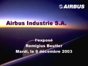Airbus Industrie S A lexpos Remigius Beutler Mardi