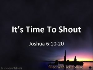 Joshua 6 10