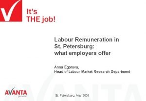 Labour remuneration