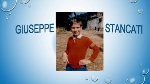 Giuseppe nato a Cosenza il 31 ottobre 1979