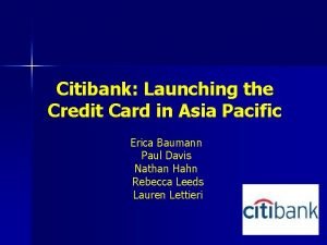 Citibank swot analysis