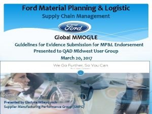 Cmms ford