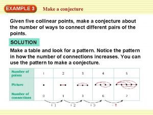 Five collinear points