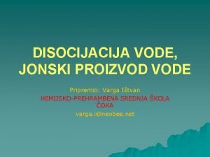 Jonski proizvod vode