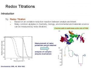 Introduction to redox titration
