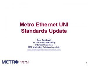 Evc metro ethernet