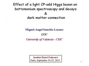 Effect of a light CPodd Higgs boson on