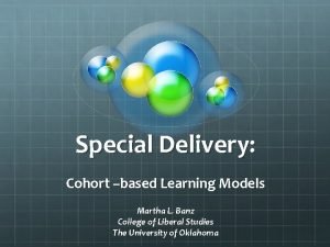 Cohort based courses