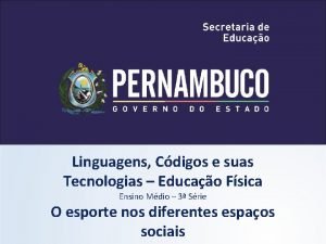 O esporte nos diferentes espaços sociais