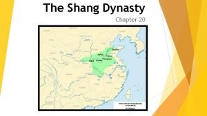 Shang dynasty map