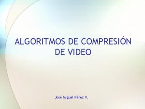 Comprimir video