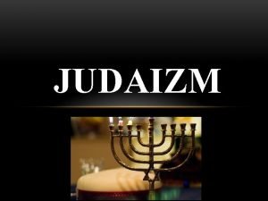 Judaizm religia monoteistyczna