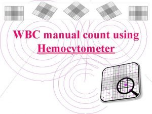 Hemocytometer principle