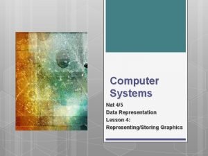 Computer Systems Nat 45 Data Representation Lesson 4