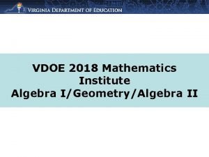 Vdoe desmos