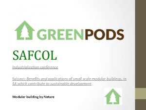Greenpods south africa