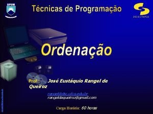 DSCCCTUFCG Prof rangeldsc ufcg edu br Queiroz Jos