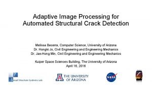 Adaptive Image Processing for Automated Structural Crack Detection