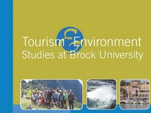 Origins Many interdependences problems Tourism Environment environmental quality