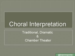 Chamber drama Chamber drama
