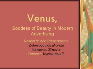Modern venus goddess