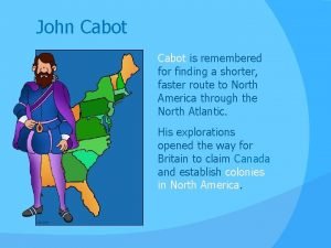 When did john cabot sail
