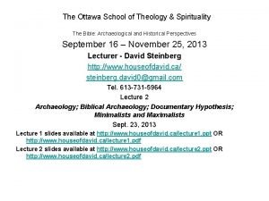 Ottawa school of theology and spirituality