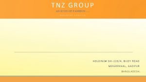 Tnz apparels limited