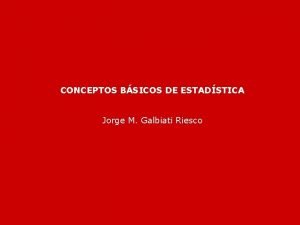 Jorge m. galbiati riesco