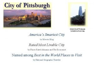University of Pittsburgh Cathedral of Learning Americas Smartest