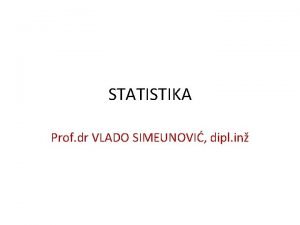 Neprobabilistički uzorak Neprobabilistički uzorak