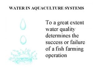 Recirculating aquaculture system