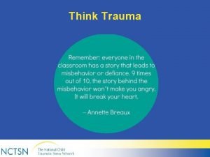 Think trauma