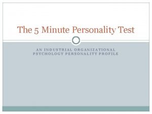 Beaver personality type