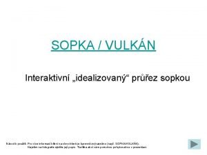 Sopouch sopka Sopouch sopka
