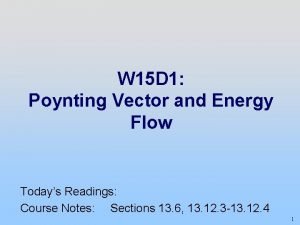 Poynting vector capacitor