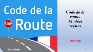 Code de la route 14 ides reues PPS