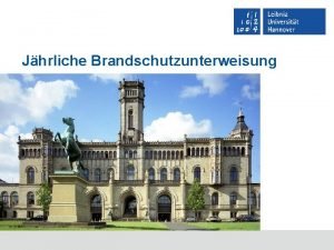 Jährliche brandschutzunterweisung