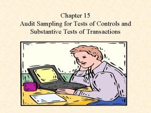 Chapter 15 Audit Sampling for Tests of Controls