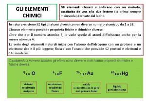 Linea spezzata tavola periodica