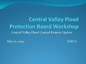 Central valley flood protection board