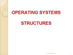 Operating system Operating system
