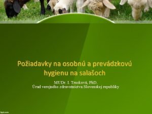 Poiadavky na osobn a prevdzkov hygienu na salaoch