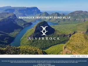 River rock funds