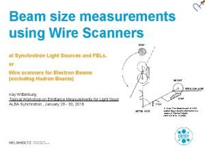 Beam size measurements using Wire Scanners at Synchrotron