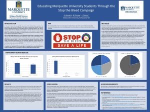 Educating Marquette University Students Through the Stop the
