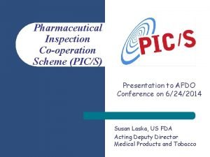 Pharmaceutical inspection convention