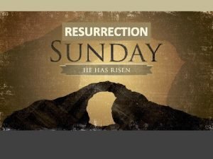RESURRECTION INTRODUCTION Why Resurrection INTRODUCTION Body stolen He